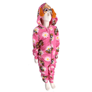 Puch onesie pootpatrouille roze maat 98-104