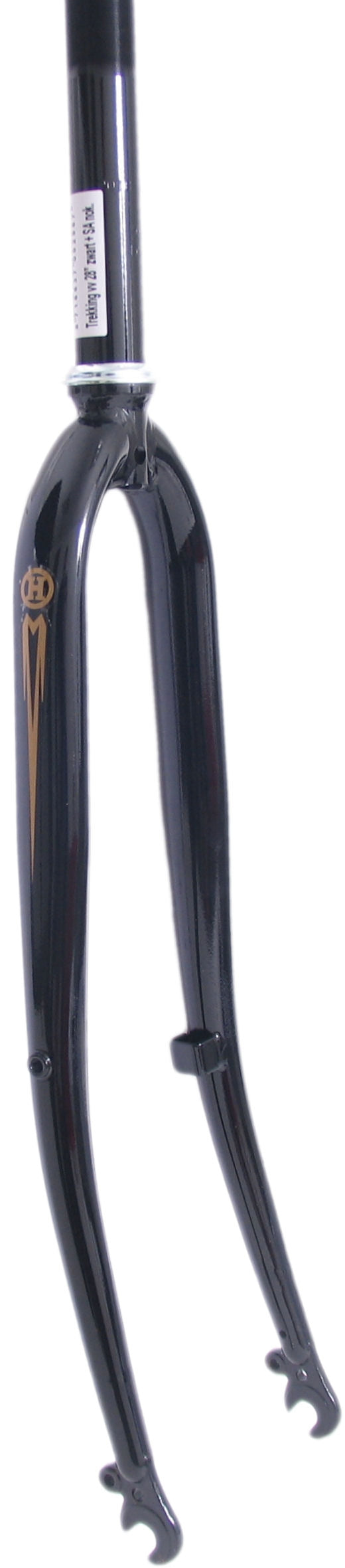 Vork 28 trekking zwart met zijn nok