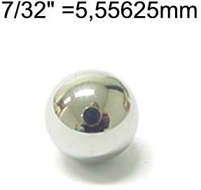 Marabu kogels 7 32 - 5.556mm (per gros)