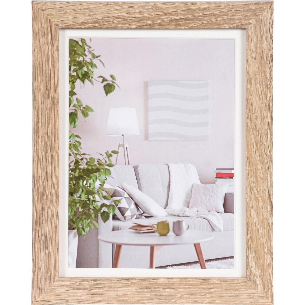Henzo fotolijst modern 15x20cm midden bruin