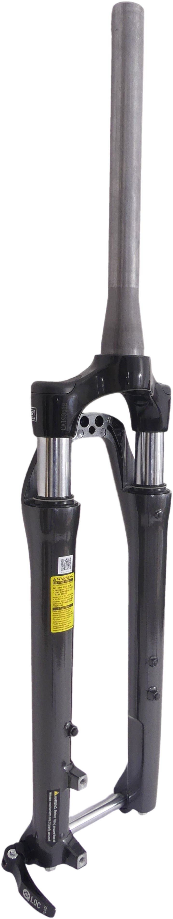 Fourche avant 28 Suntour DB NEX-E25 1.5 > 1-1 8 PM - axe traversant 15mm - noir mat