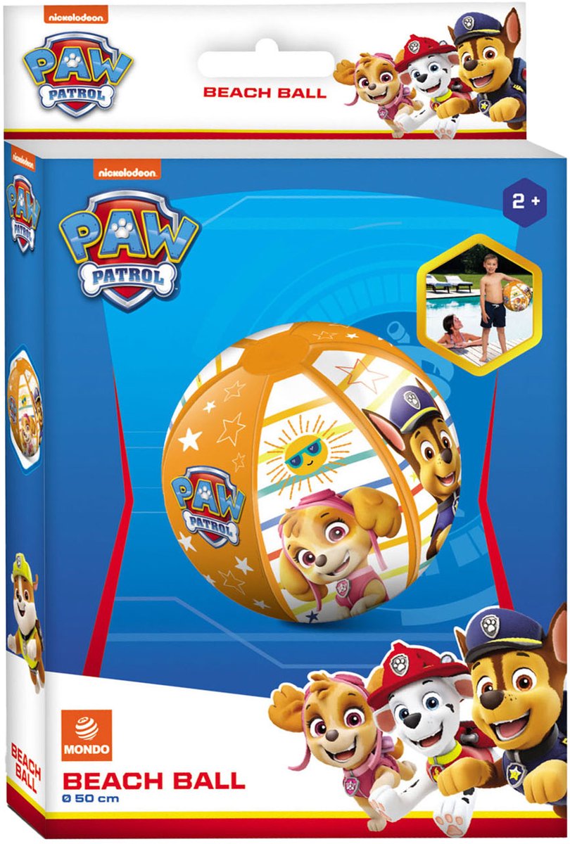 Mondo strandbal paw patrol, 50cm