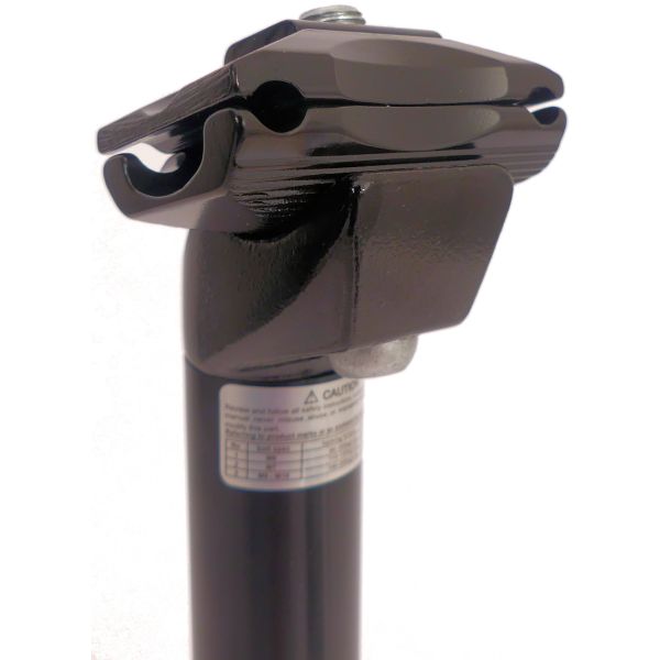 zadelpen groot 27,2 x 350 mm aluminium zilver