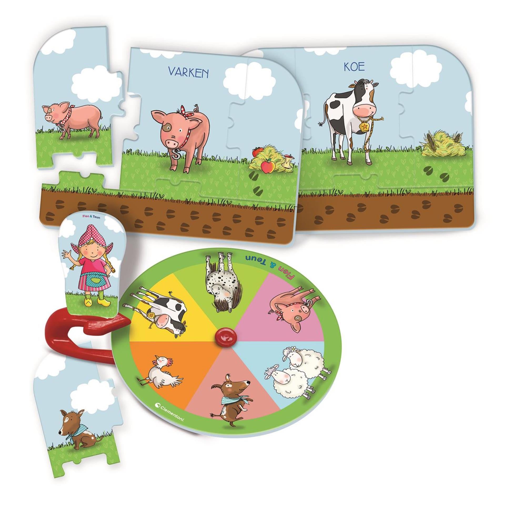 Clementoni animal farm fien teun