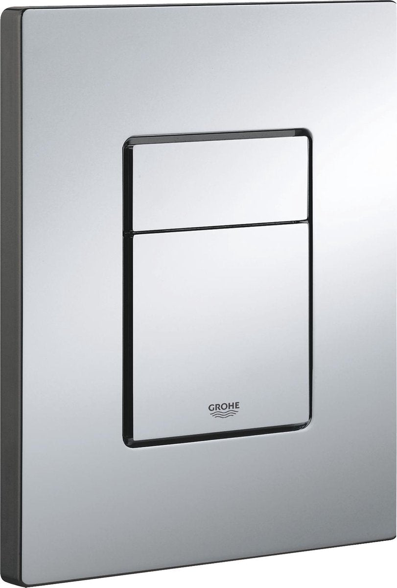 Grohe skate cosmopolitan bedieningspaneel toilet - dual flush - kunststof - spiegelend chroom