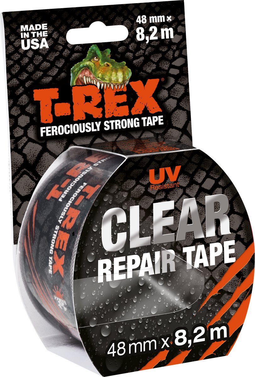 T-rex 820-48 - clear pakband - 48 mm x 8.2m - transparant