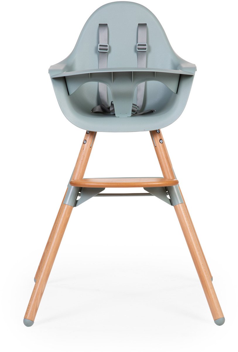 Childhome evolu kinderstoel - munt - 6 mnd tot 6 jaar - verstelbare hoogte (50-75 cm 90 cm)