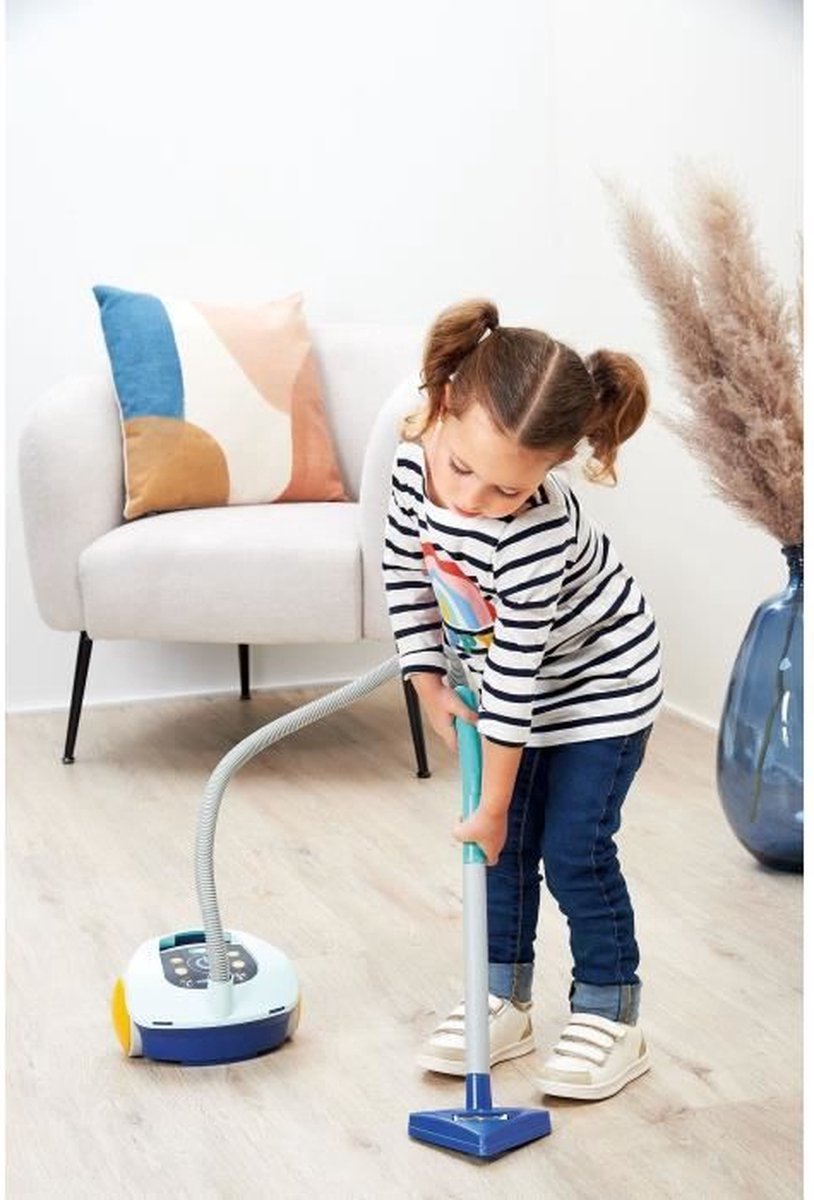 Ecoiffier speelgoedstofzuiger blauw