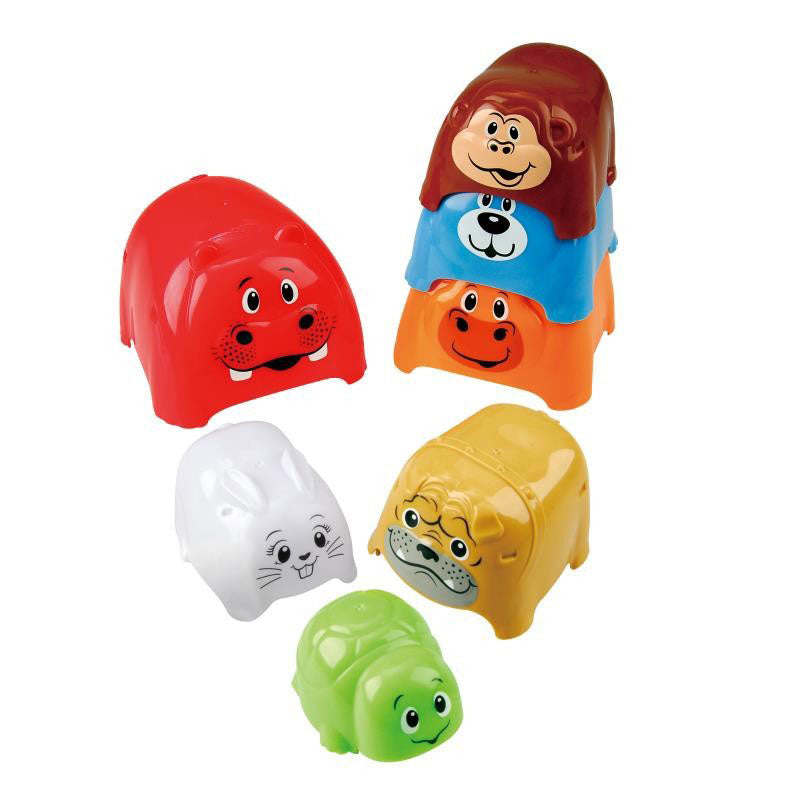 Speel Stapel Dierblokken, 7dlg.