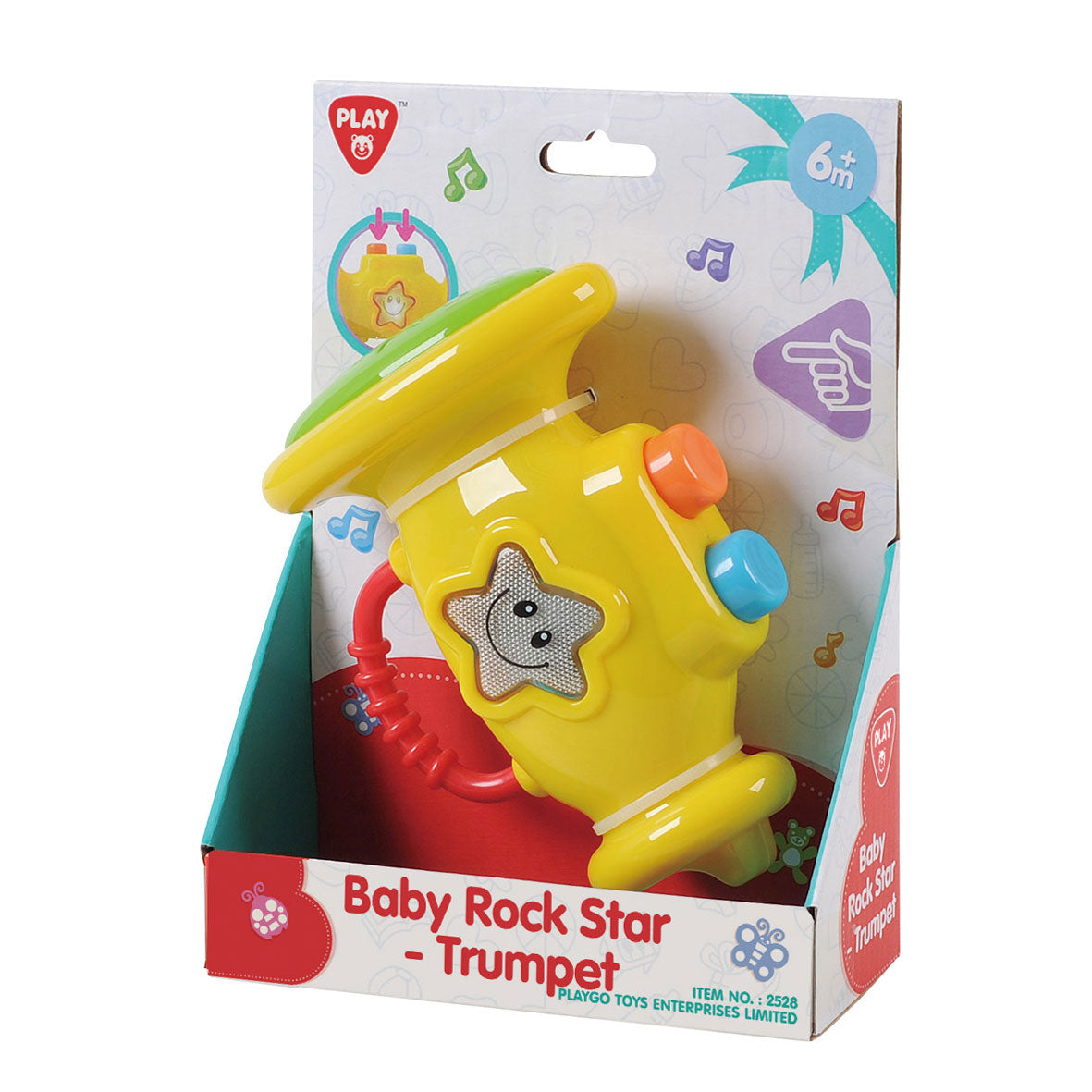 Speel baby rockstar trompet