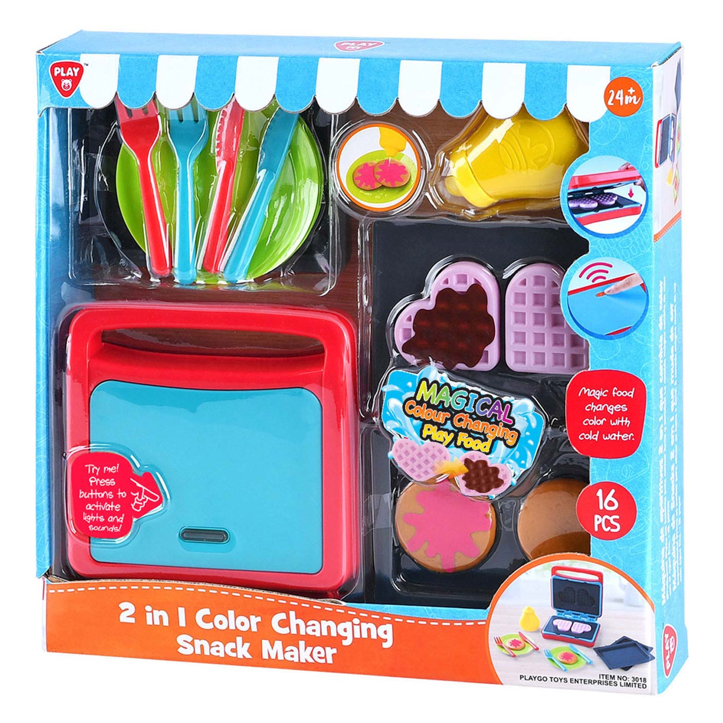 Speel Kleurveranderende Snacks Maken, 2in1