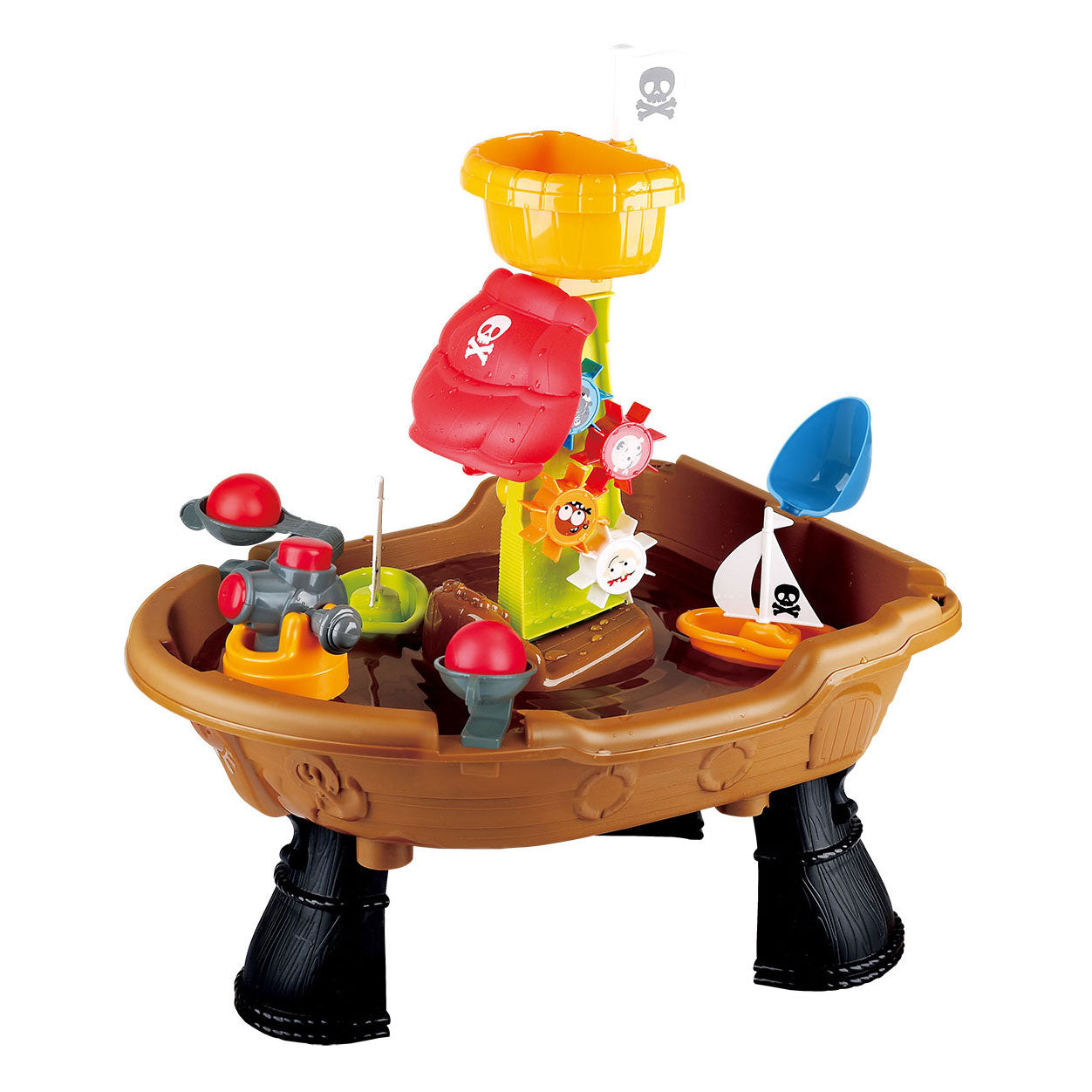 Speelwatertafel piratenschip, 20dlg.