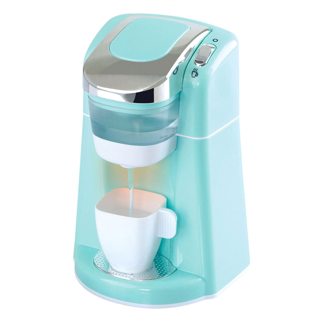 Speel koffiemachine blauw met kopjes, 4dlg.