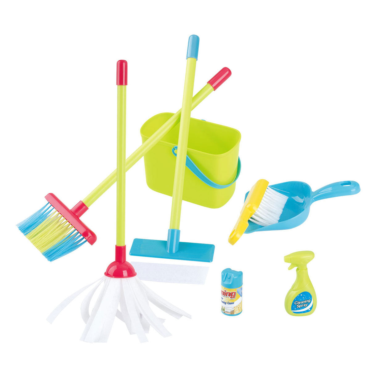 Speelschoonmaak speelset, 9dlg.