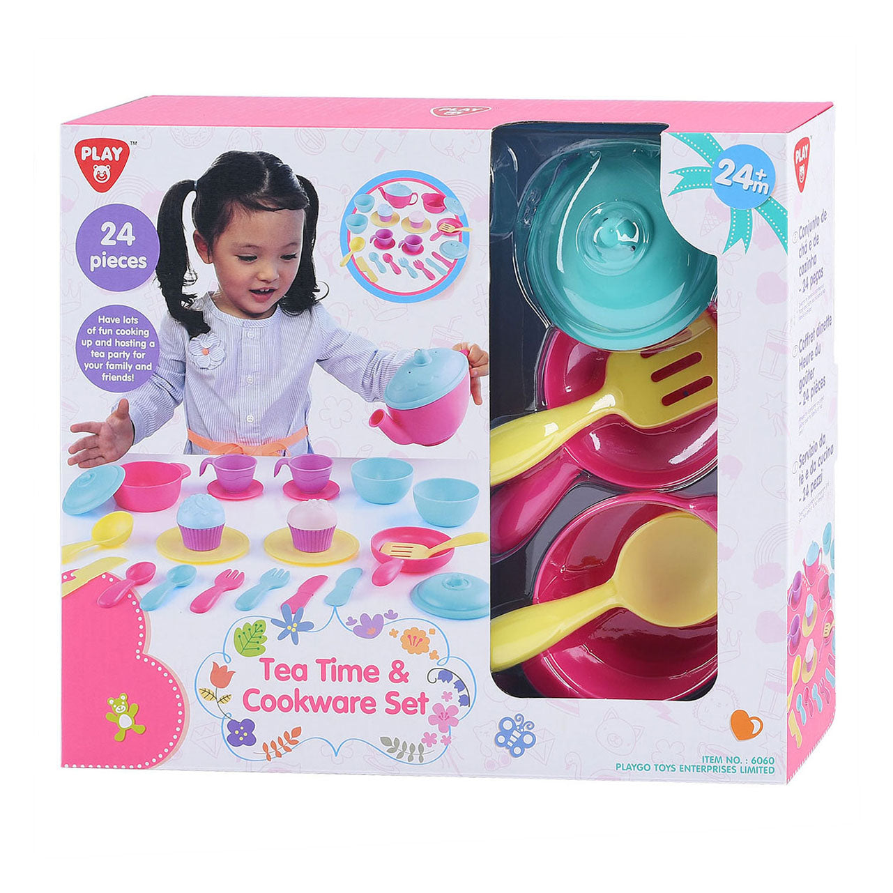 Speelservies en kookaccessoires, 24dlg.