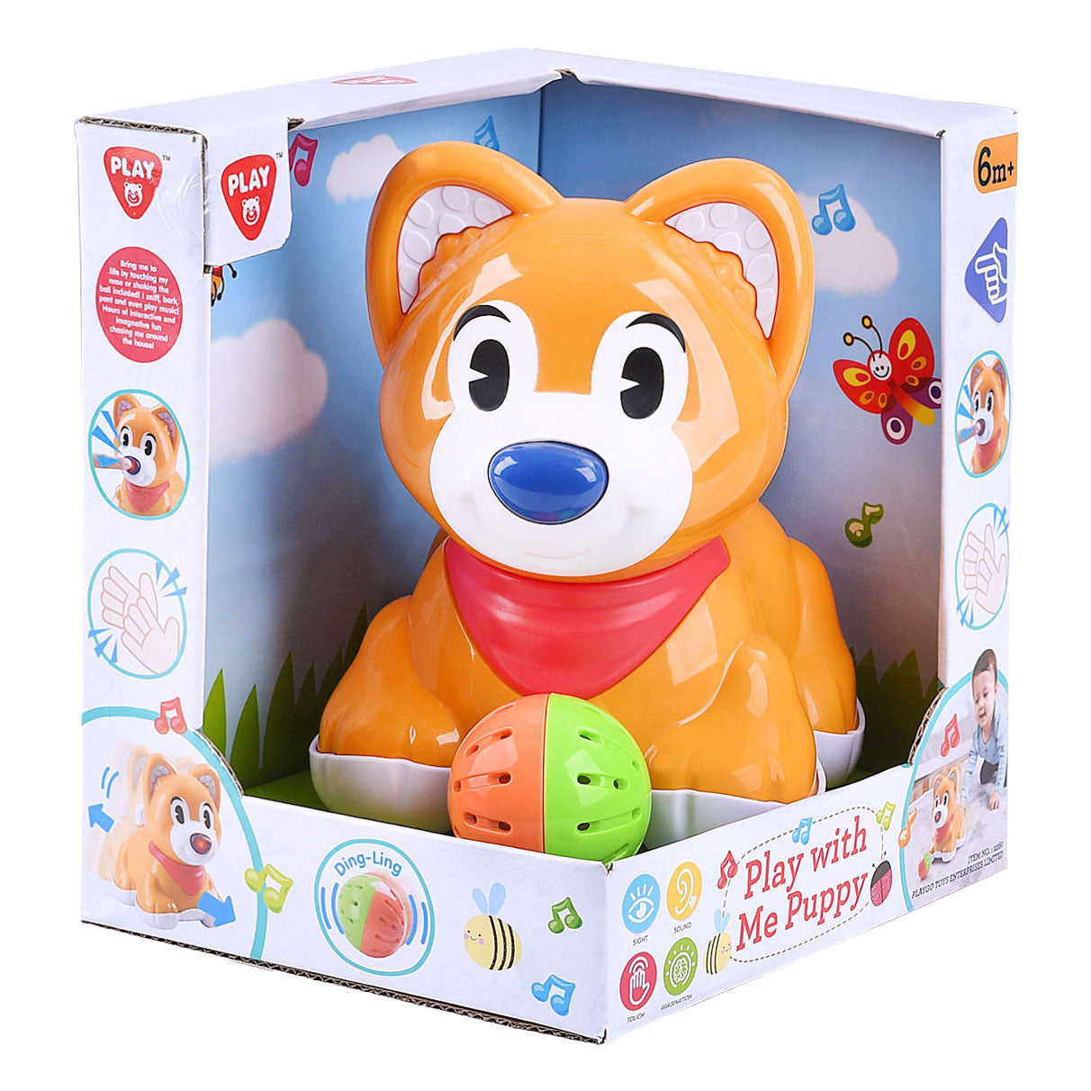 Speel baby interactieve puppy met bal