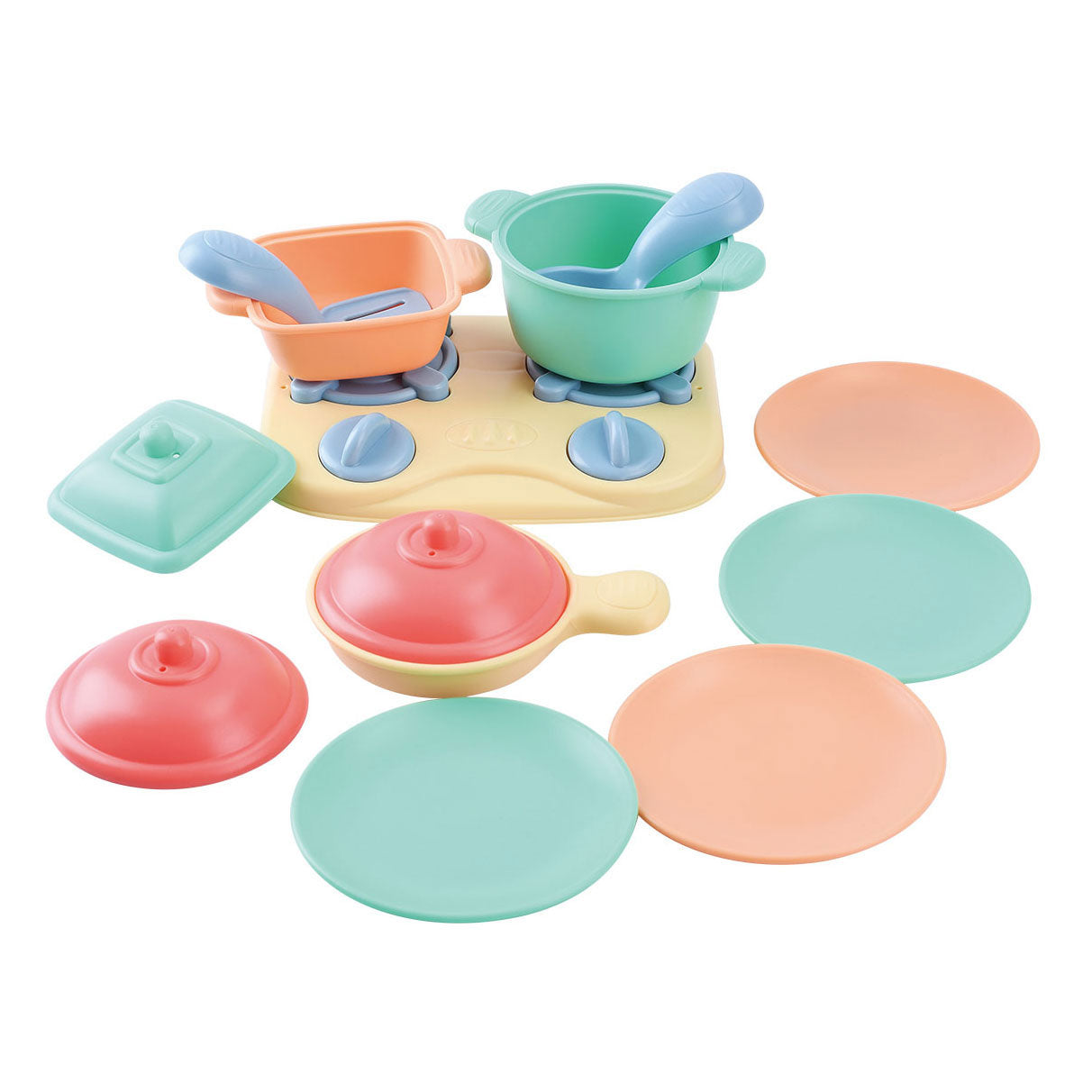 Speeltafelblad kookfornuis met accessoires speelset, 13dlg.