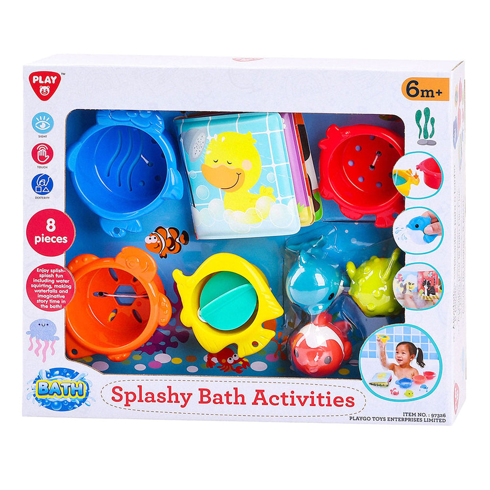 Speel splashy badspeelgoed, 8dlg.
