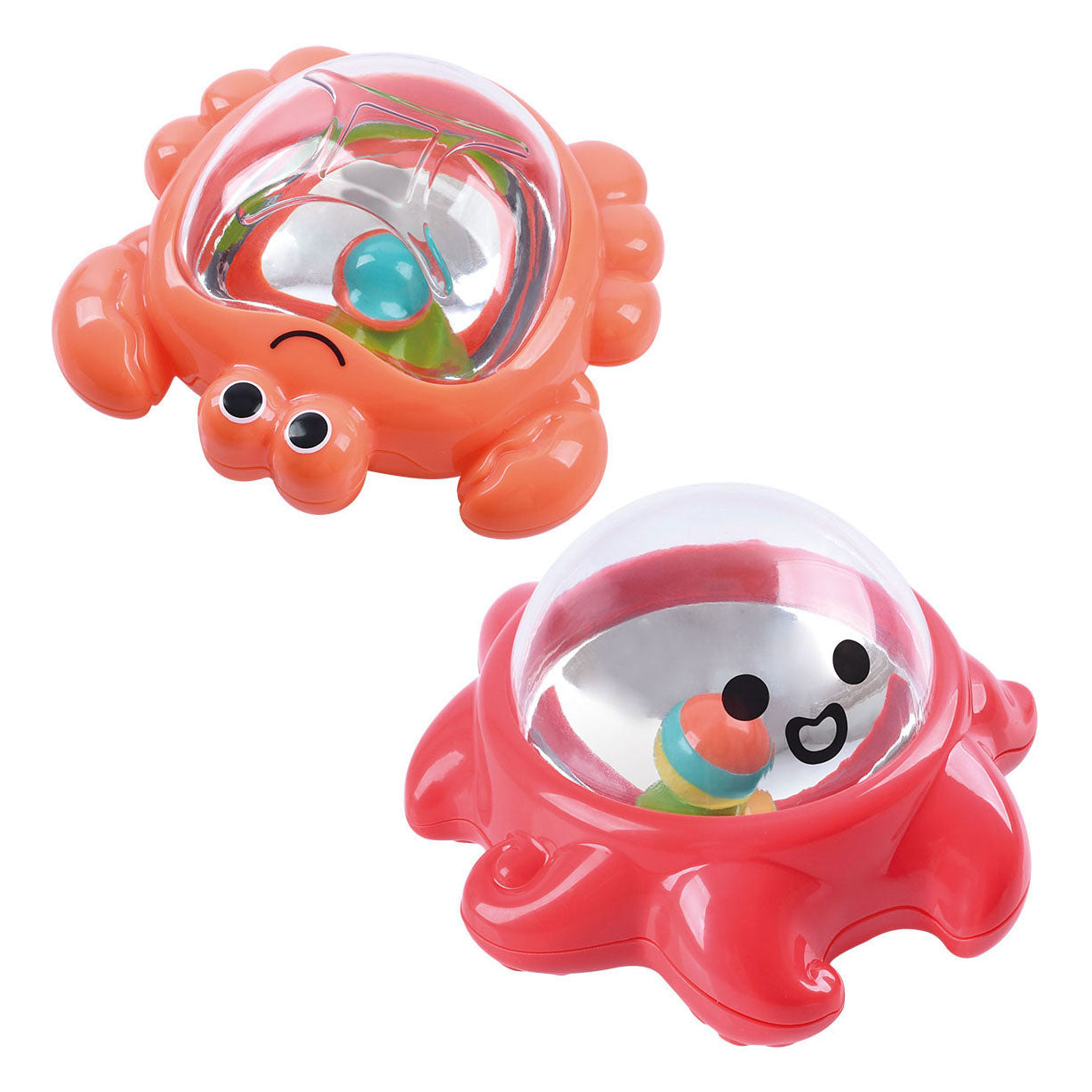 Speelbadspeelgoed tub twinklers - krab en octopus, 2st.