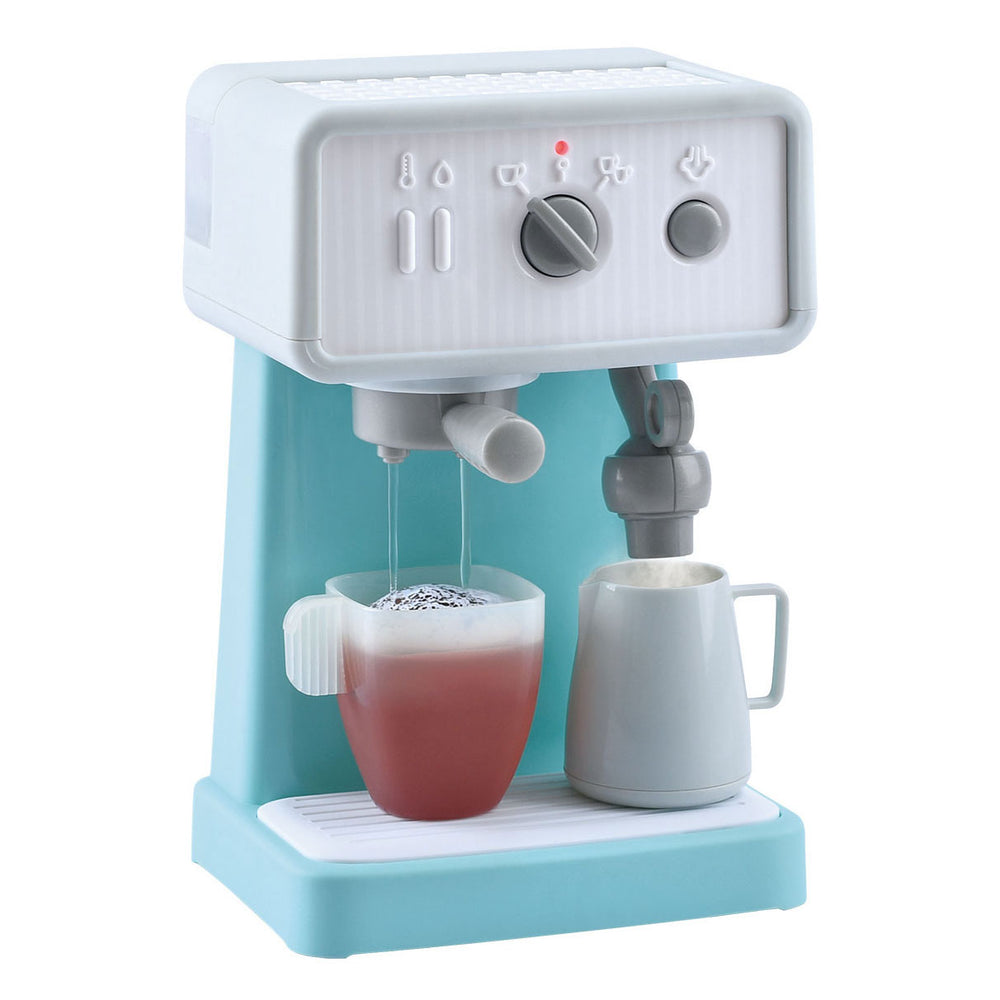 Speel espressomachine wit blauw, 3dlg.