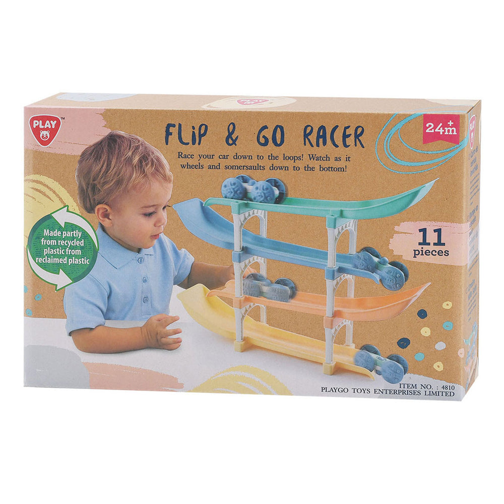 Speel flip en gaan autoracebaan, 11dlg.