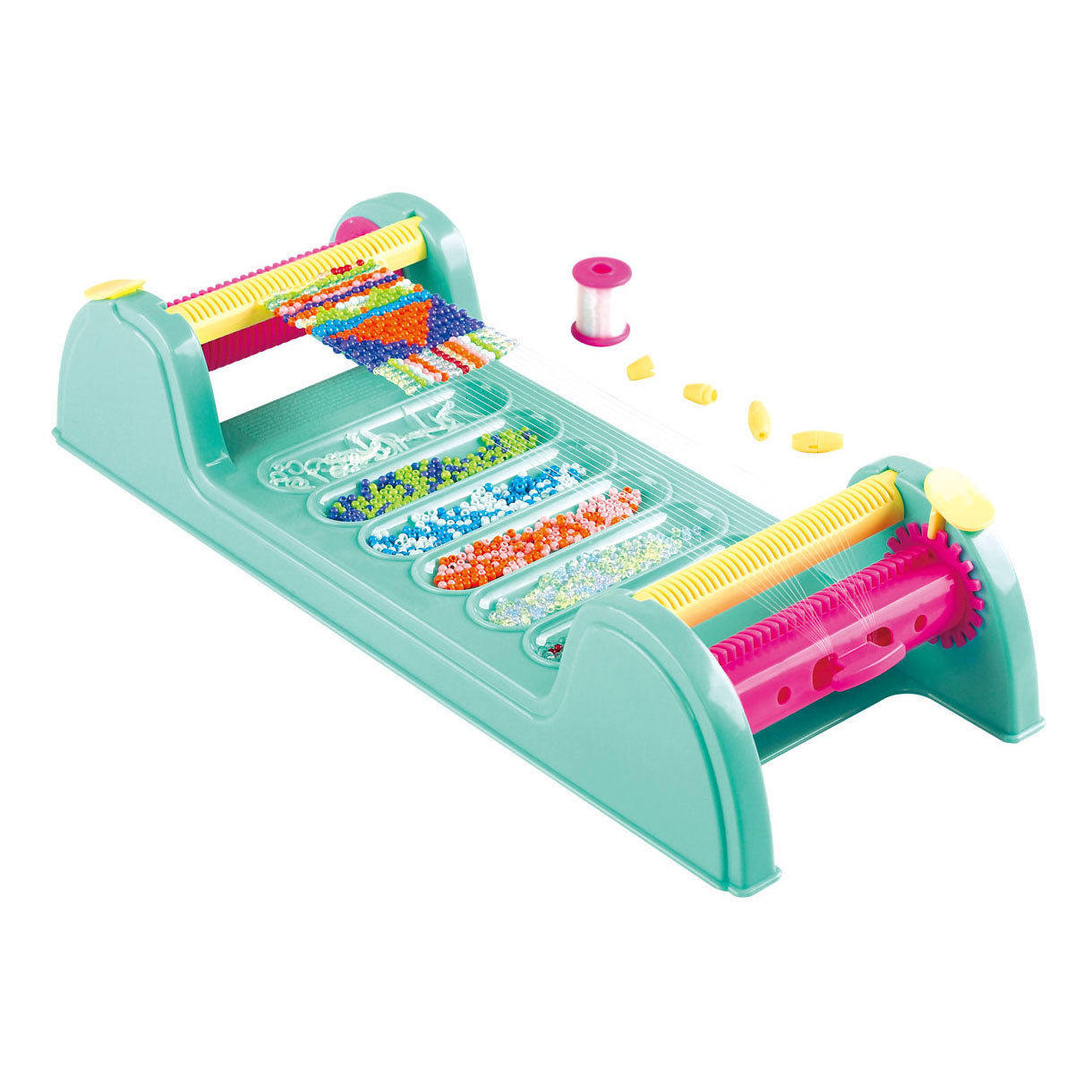 Speel maak je eigen armbanden weefmachine set, 16dlg.