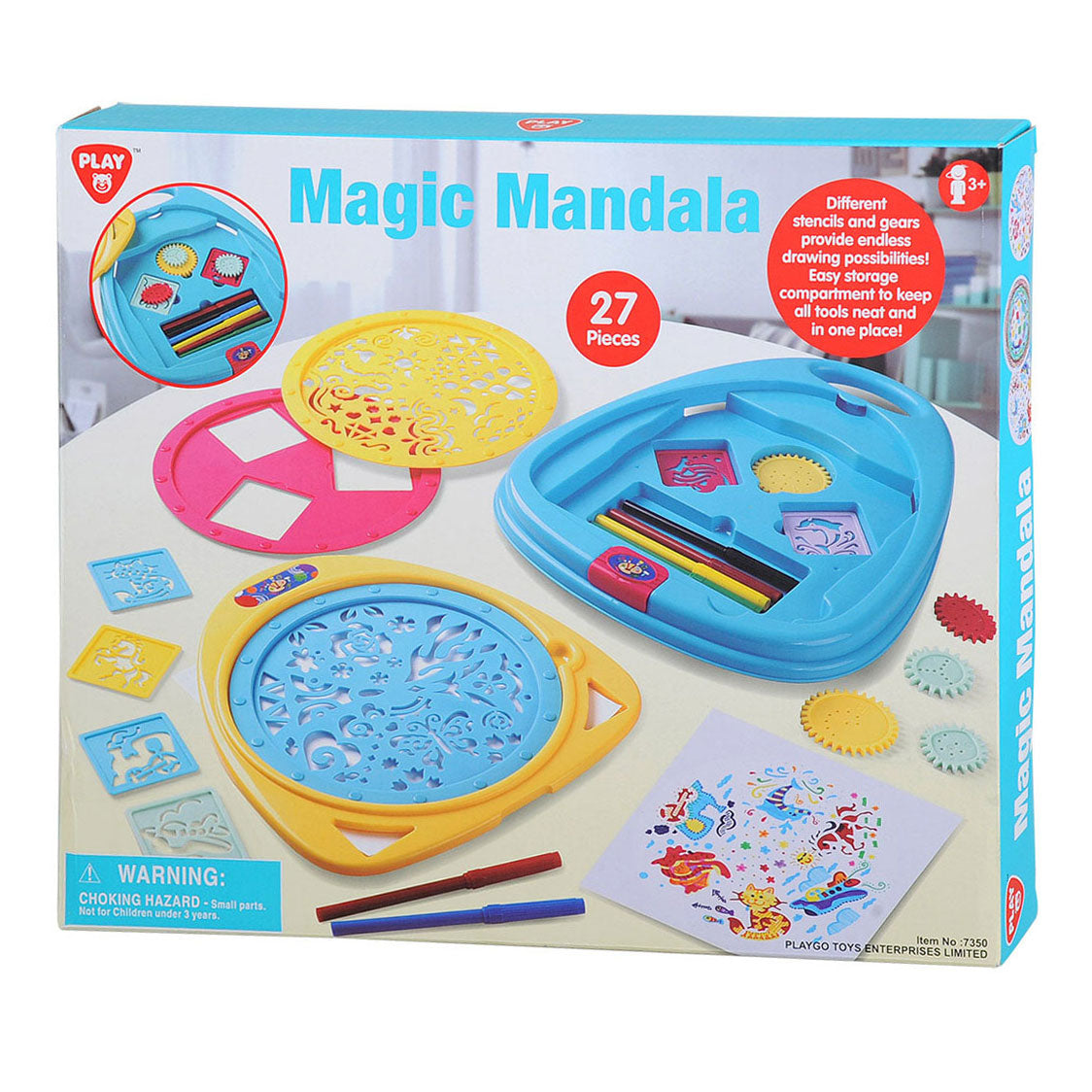Playgo magische mandala tekenset 27 delig.