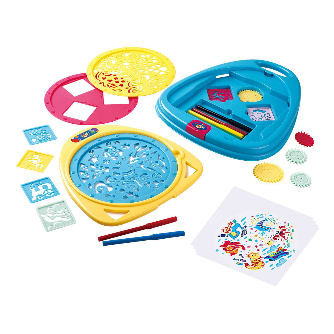 Playgo magische mandala tekenset 27 delig.