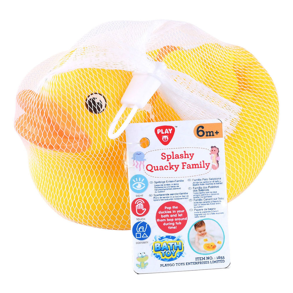 Speel spetterende eendenfamilie, 4dlg.