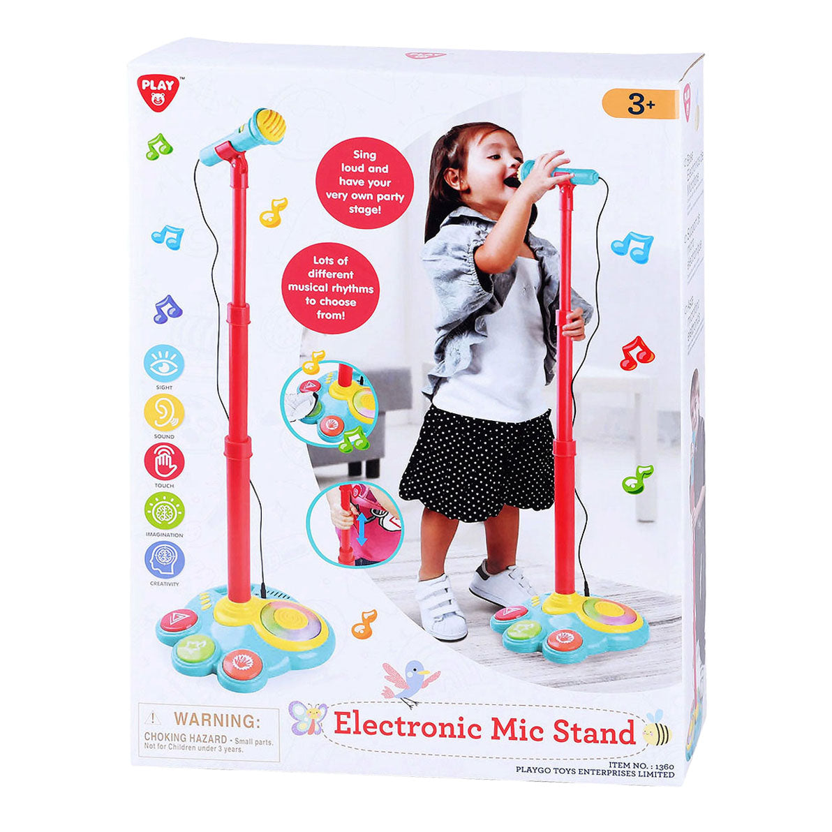 Speel microfoon op standaard
