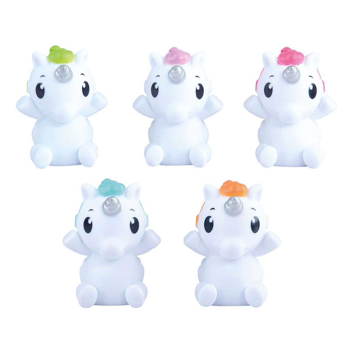 Playpop vingerpetjes eenhoorn, 5st.