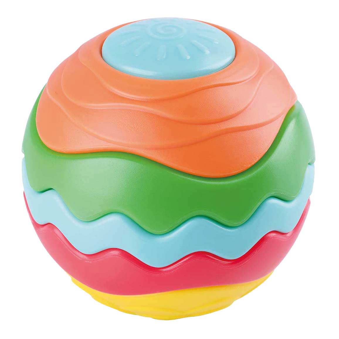 Playgo regenboog puzzelbal - 6dlg.