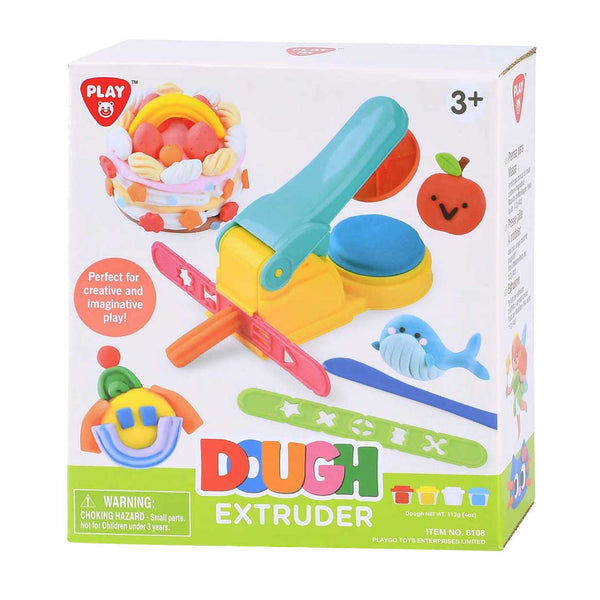 Playgo persmachine kleiset - 4 kleipotjes