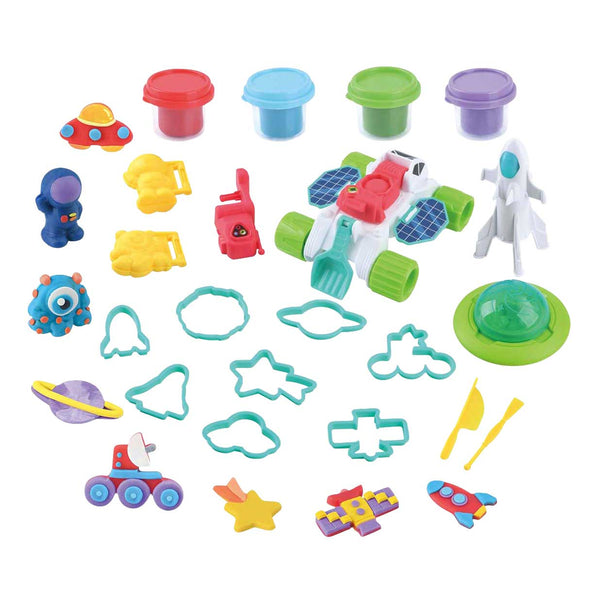 Playgo ruimte avonturen kleiset - 4 kleipotjes