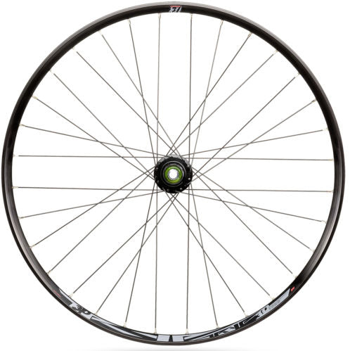 Rodi wielset tryp 25 29 met steekas 15x100 en 9x135 - 6 bouts remschijfbevestiging - 8 9 10 11 speed - zwart