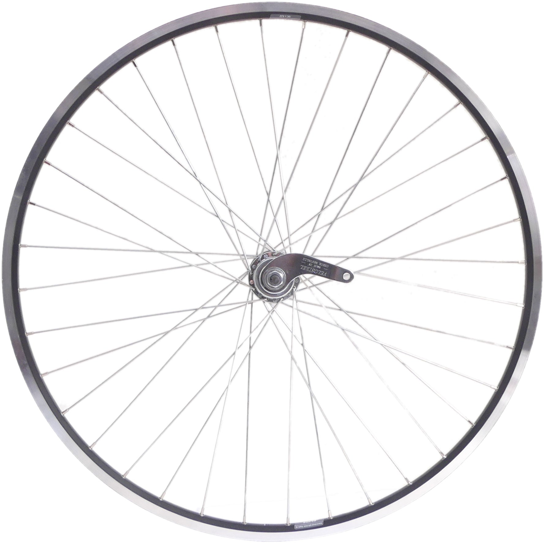 Achterwiel 28 x 1 4 zac 19 met favoriet remnaaf - zwart