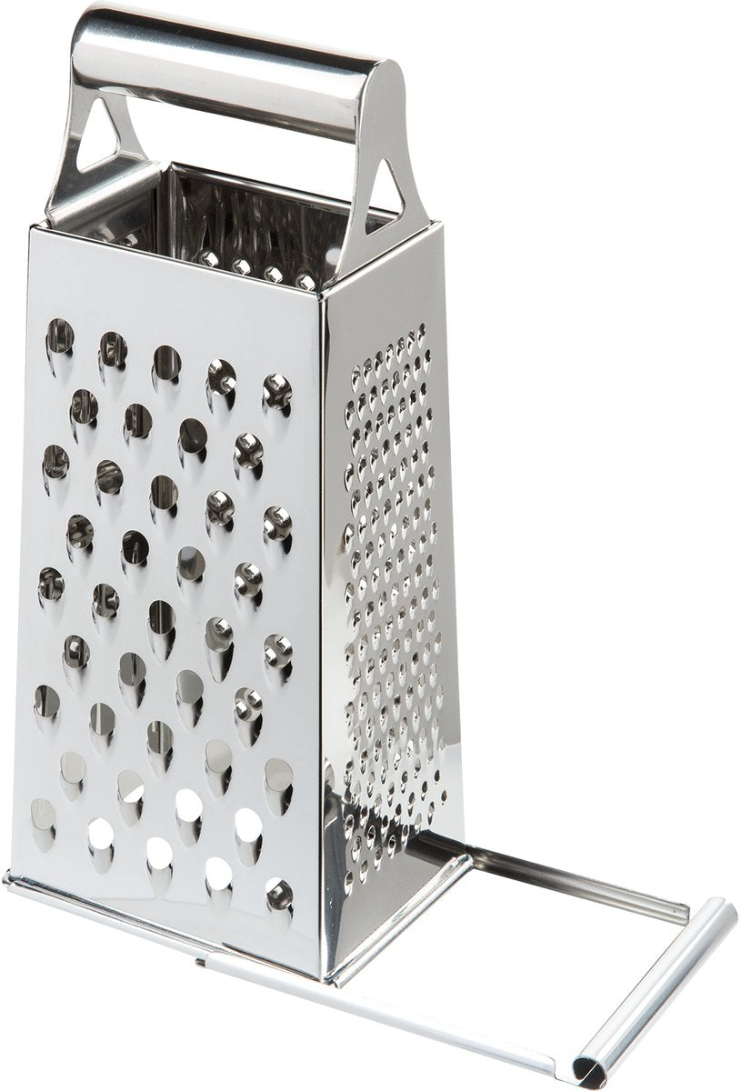 Westmark vierzijdige rasp met schuifsluiting, 4 snij- raspvlakken, hoogte: 26,4 cm, roestvrij staal, quattro, zilver, 11382270