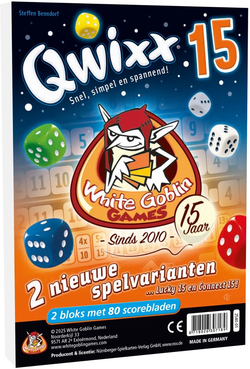 White goblin games spel qwixx 15 | 2 stuks