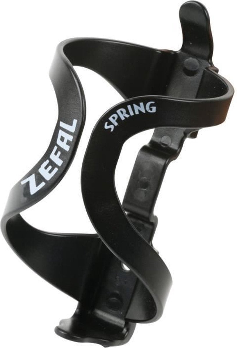 Zefal spring bidonhouder - thermoplastisch hars - licht flexibel - zwart