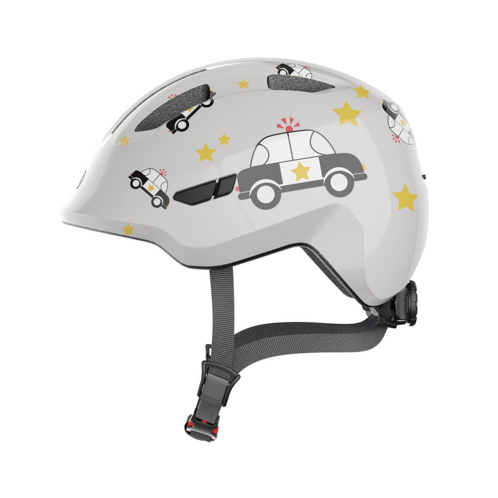 Abus stuurstand Kind Smiley 3.0 grijs auto S (45-50cm)