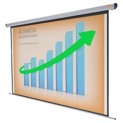 Projectiescherm nobo electric wall 2400x1800mm plug and play