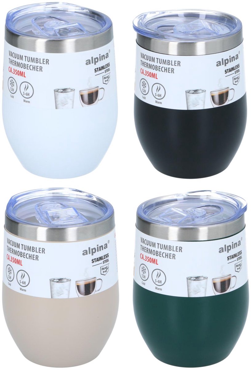 Alpina vacuum drinkbeker 350ml