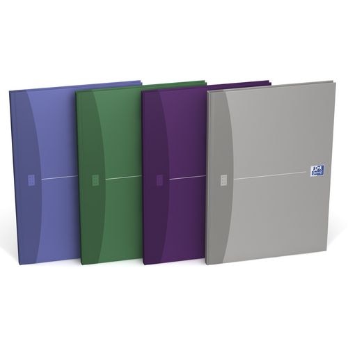 Oxford spiraalblok optik papier 90g m2 21x29,7cm geruit 5x5mm kartonnen kaft