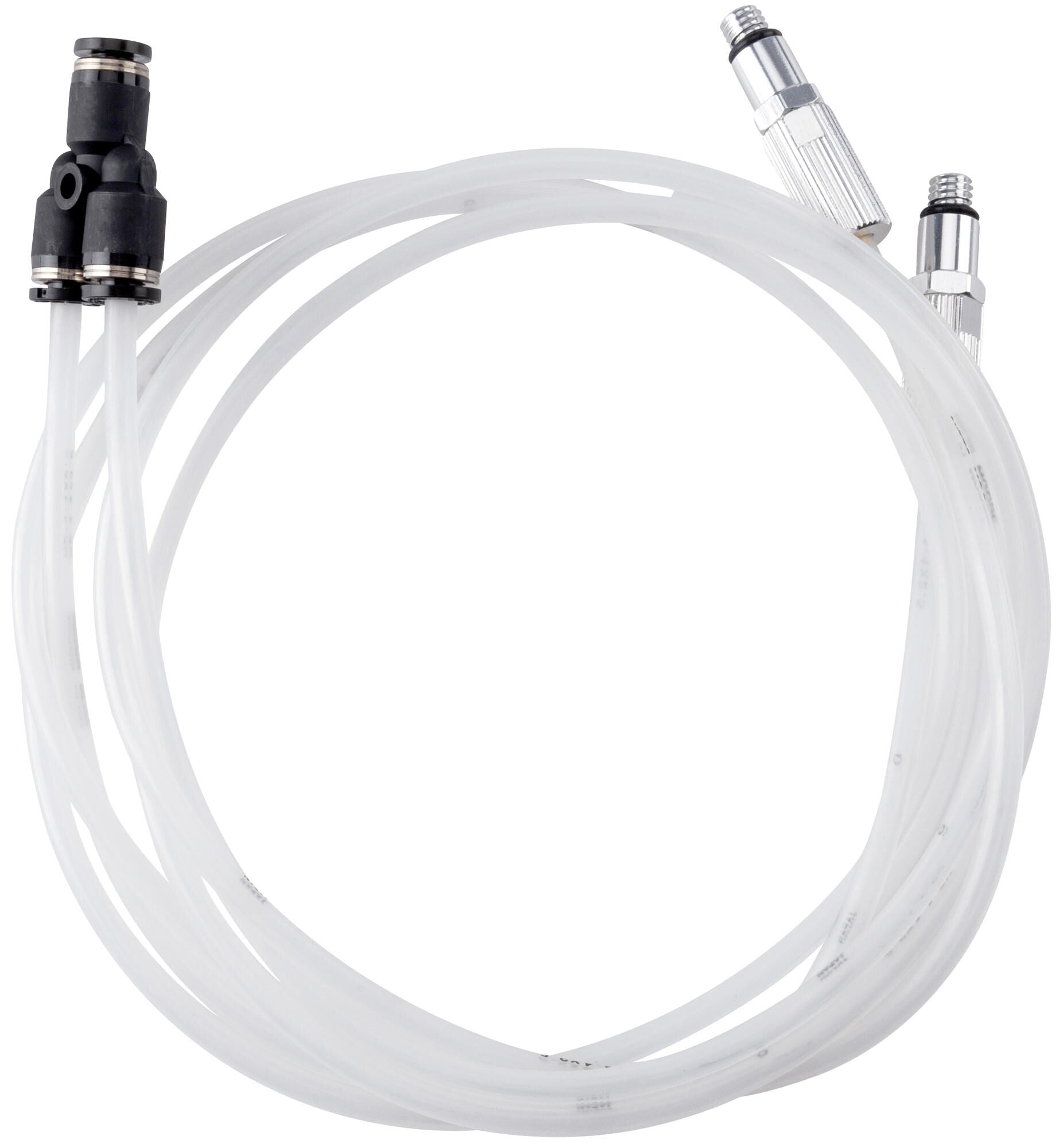 Tektro ontluchtingskit 1 to 2 bleeding con. 1 to 2 hose + adapter