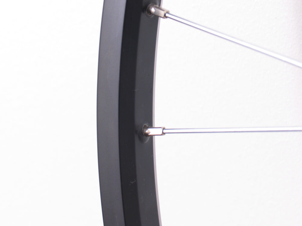 Achterwiel 28 x 1 4 aluminium vrijloop qr - zwart