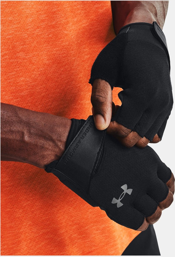 Under armour m training gloves-blk heren sporthandschoenen - zwart - pitch grijs xl