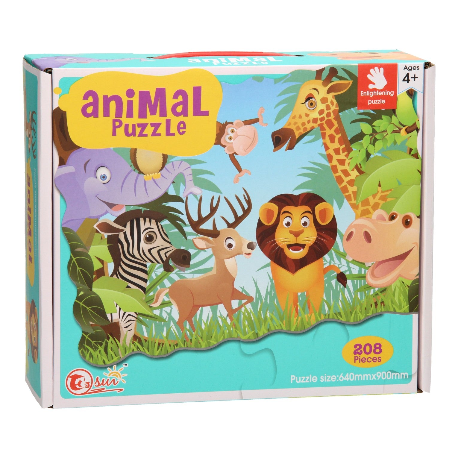 Vrolijke Dieren Legpuzzel XL, 208st.