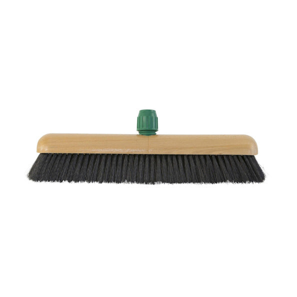 Betra zaalbezem gemengd haar met steelhouder 30 cm.