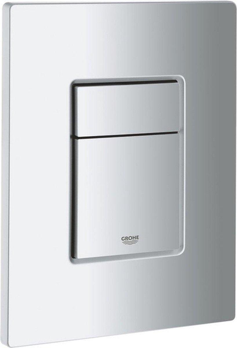 Grohe skate cosmopolitan bedieningspaneel toilet - dual flush - kunststof - mat chroom