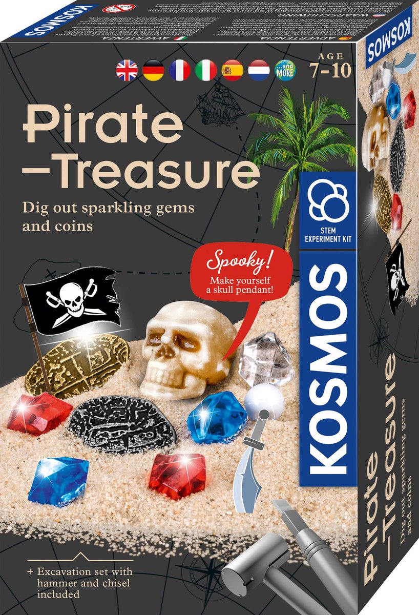Kosmos dig out pirate treasure speelset